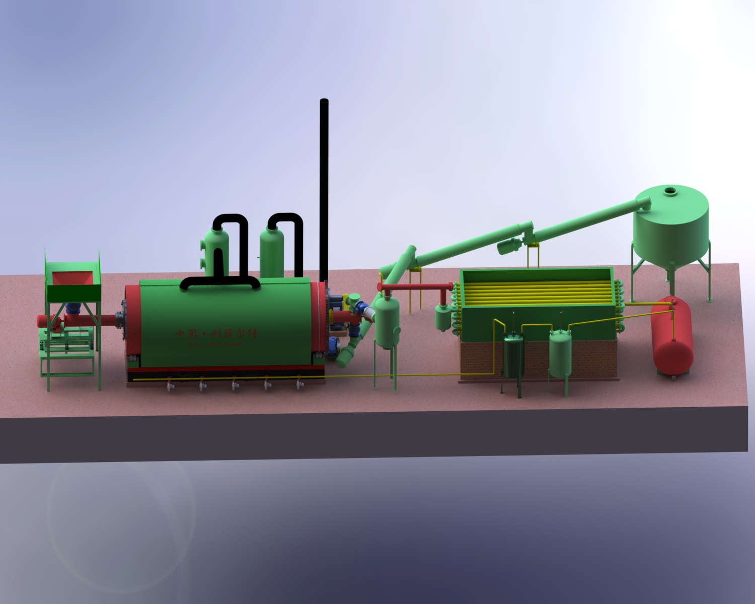 15噸半連續(xù)裂解設備